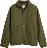 Alpha Industries Quilted Wool Blend Deck Jacket