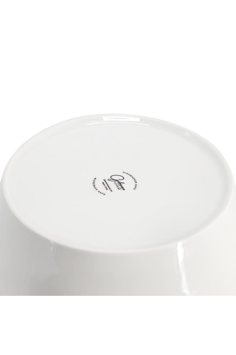 2 Piece 6.75 Inch Round Fine Ceramic Side Bowl Sets, Alternate, color, White