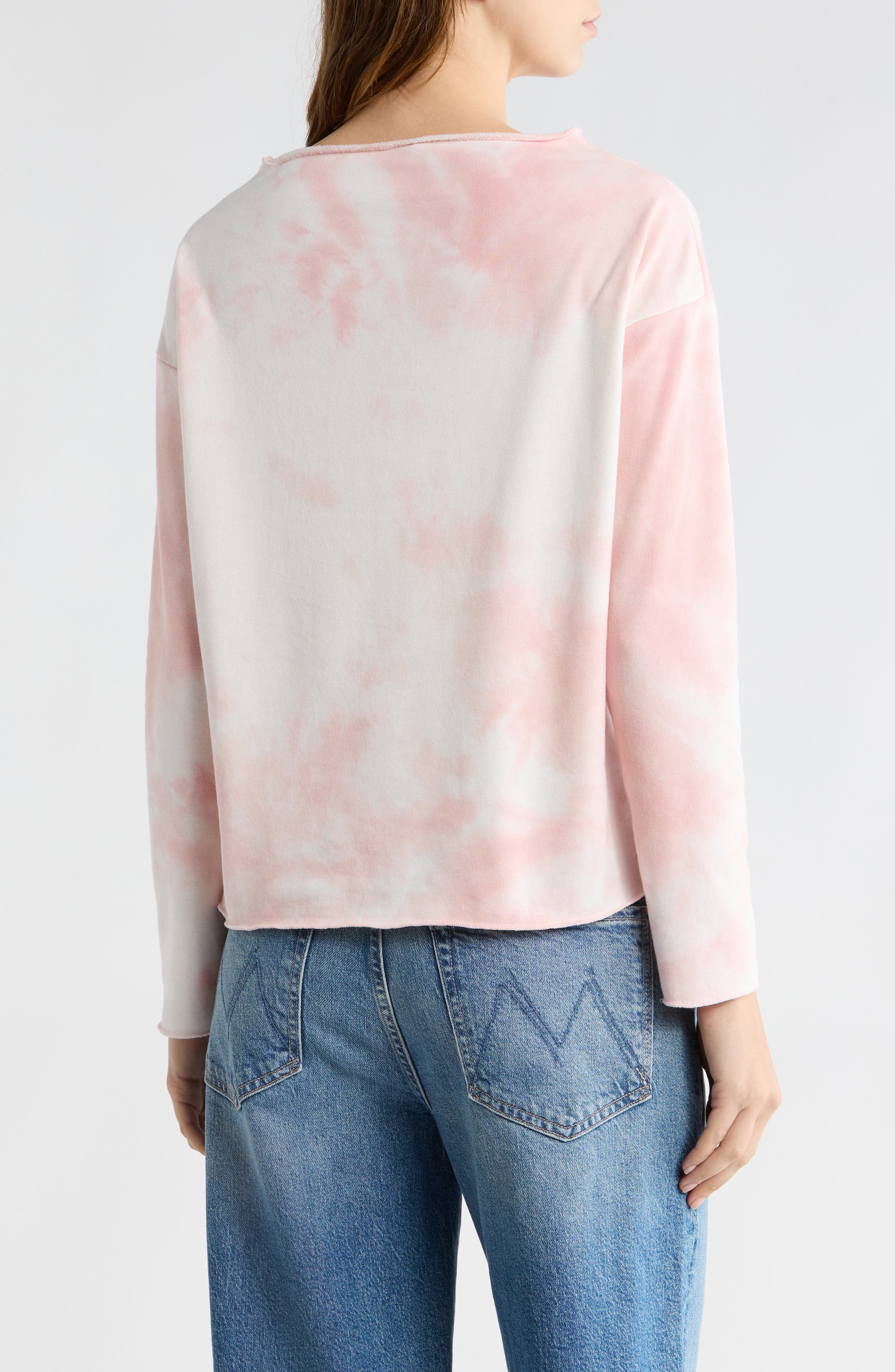 Tie Dye Boat Neck Sweater - image 2