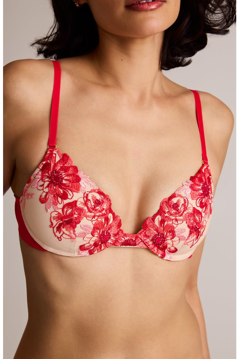 Embroidery Lift Up Bra, Main, color, Cherie Embroidery