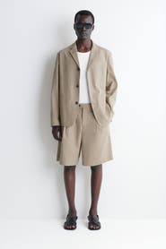COS Belt-detail Tailored Cotton Chino Shorts