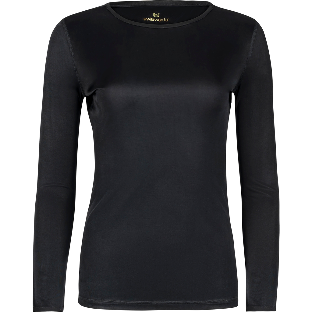 Uwila Warrior Silk Blend Base Layer In Tap Shoe Black