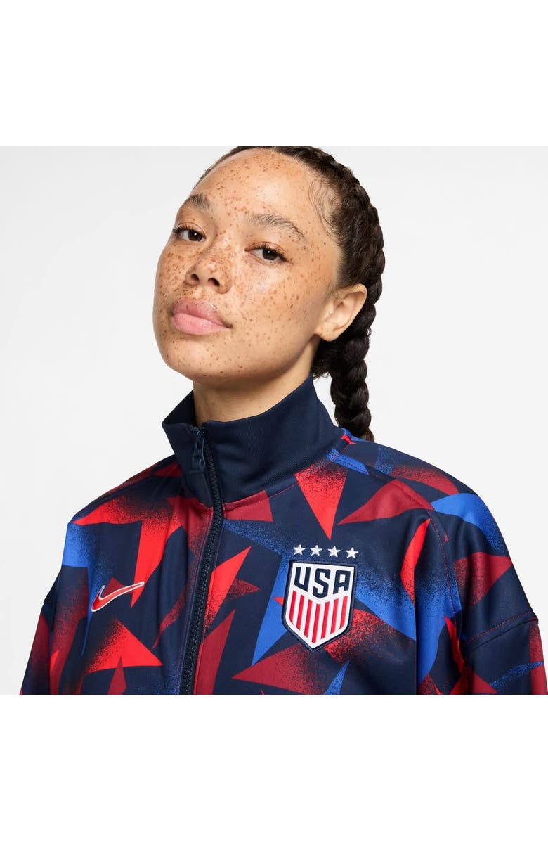 Nike Women's Nike  Navy USWNT 2025 Academy Pro Anthem Performance Full-Zip Jacket, Alternate, color, Navy