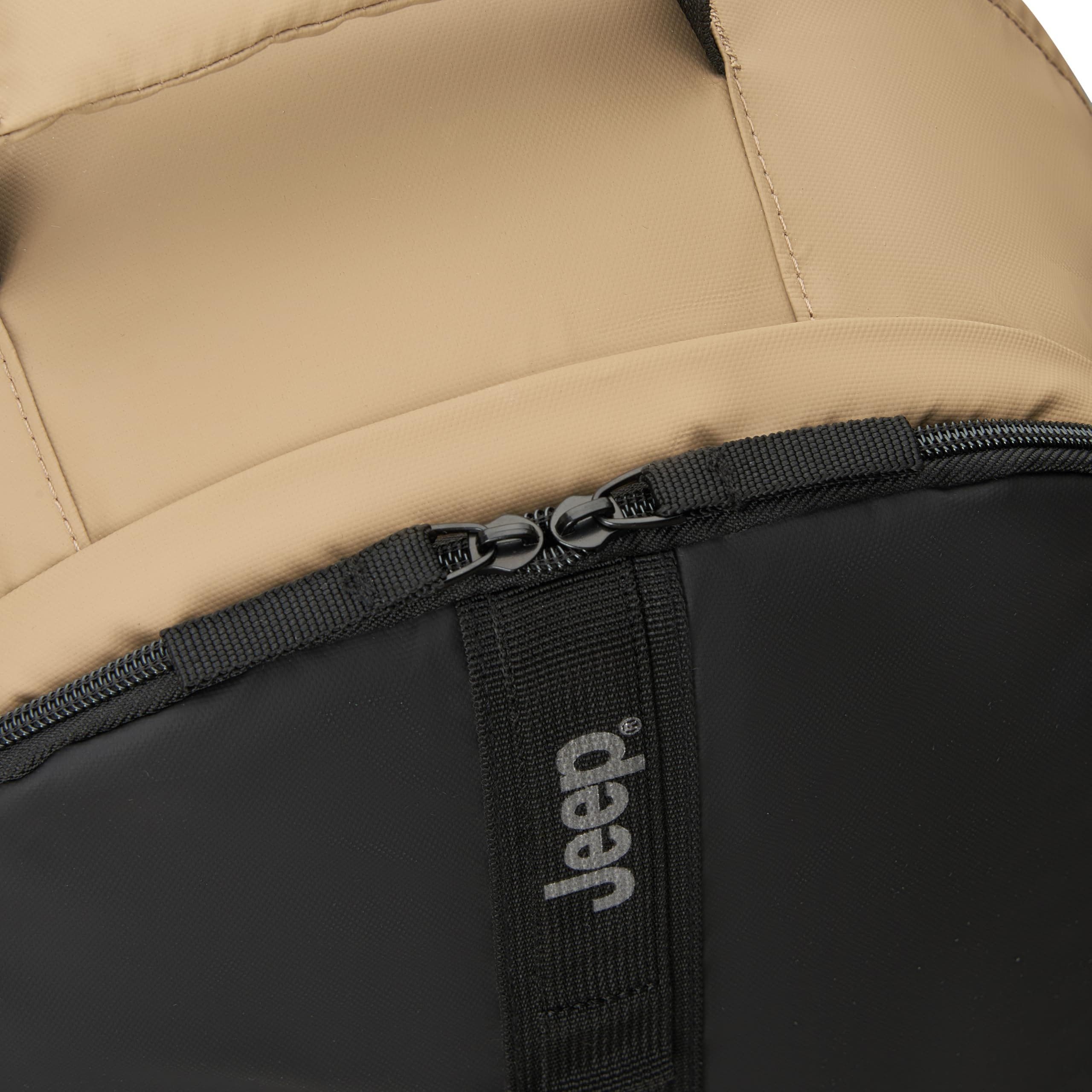 JEEP JS011B 15.6" Laptop Laptop Travel Backpack, Alternate, color, Beige