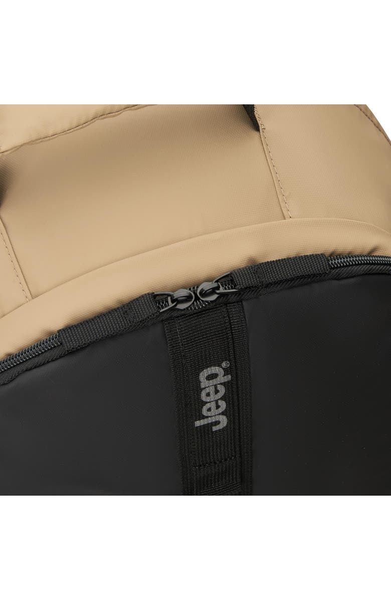 JEEP JS011B 15.6" Laptop Laptop Travel Backpack, Alternate, color, Beige