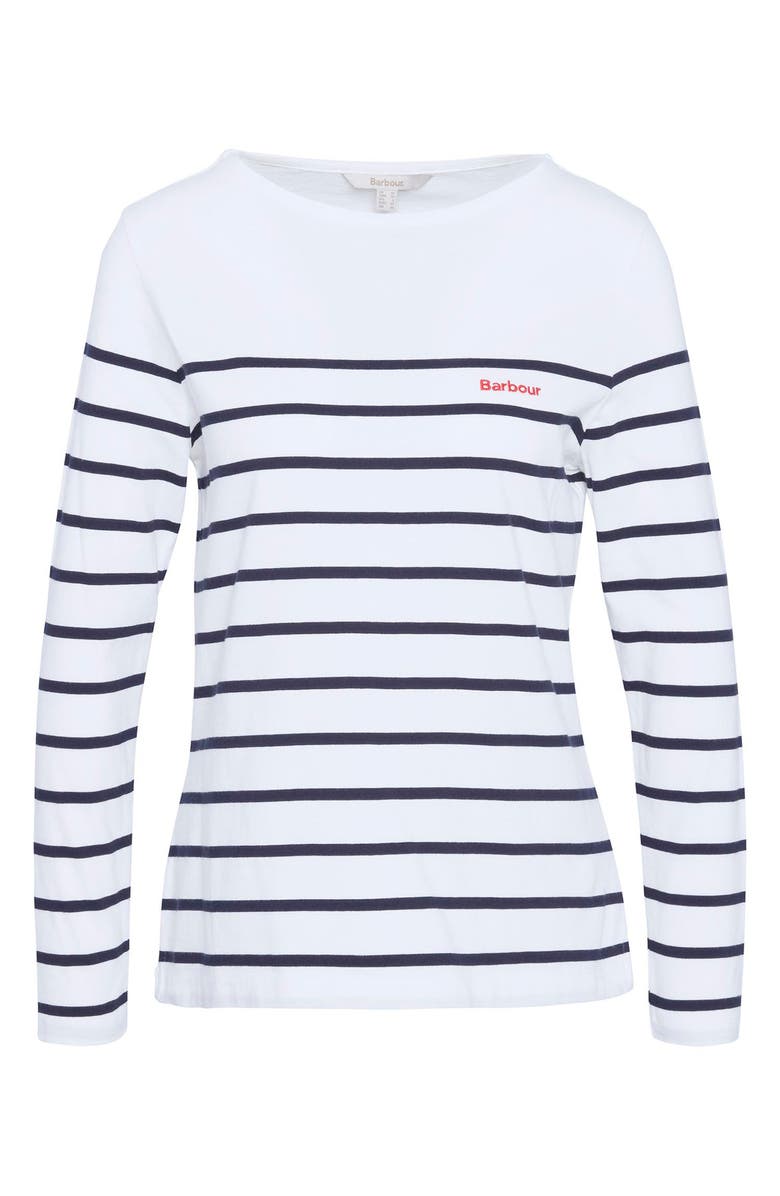 Barbour Bradley Stripe Cotton Top, Alternate, color, 