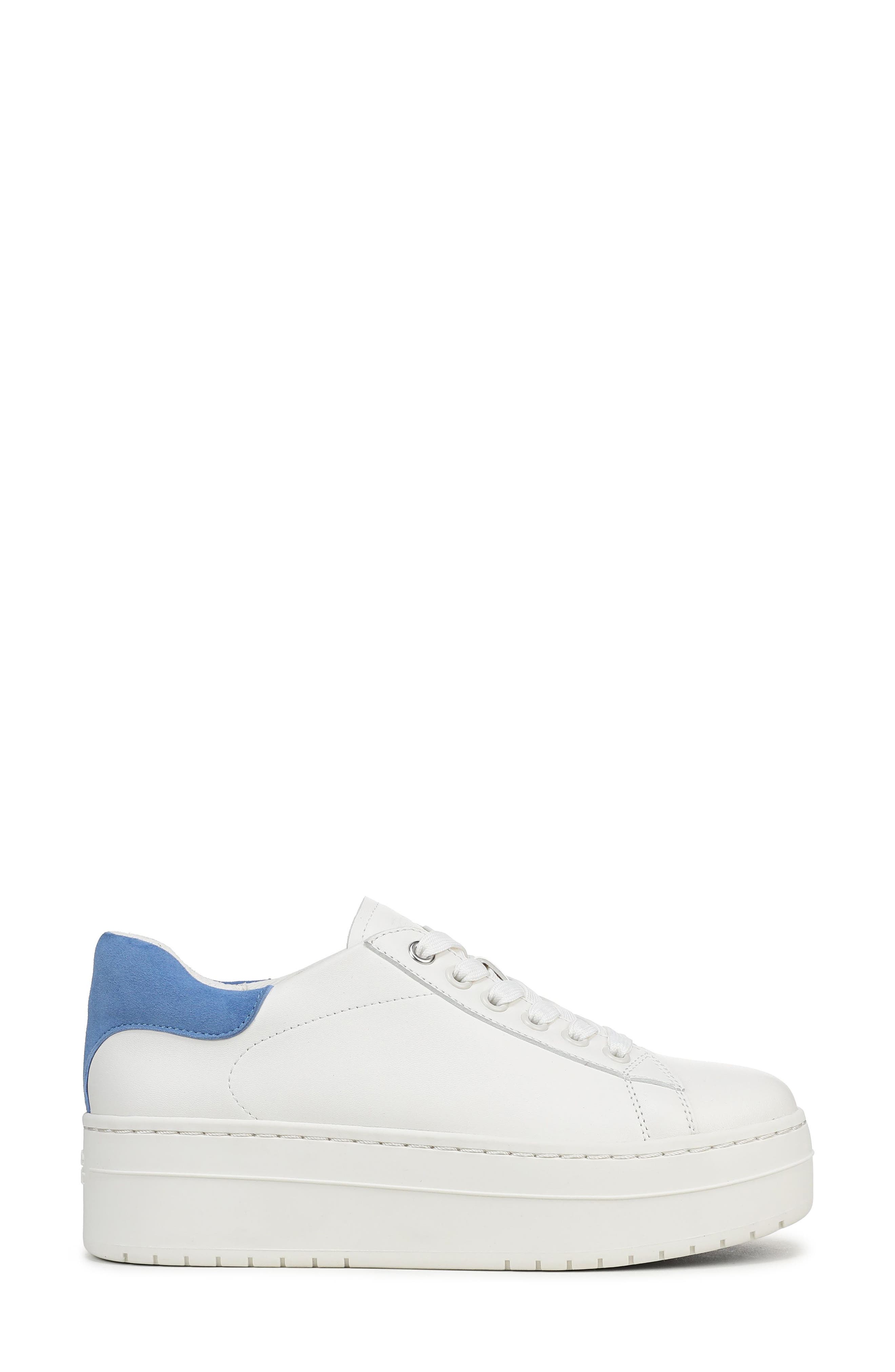 Naomi Platform Sneaker, Alternate, color, WHITE/ GRANADA SKY