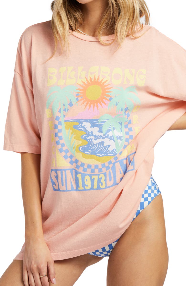 Billabong Sunny Daze Cotton Graphic Tee, Alternate, color,