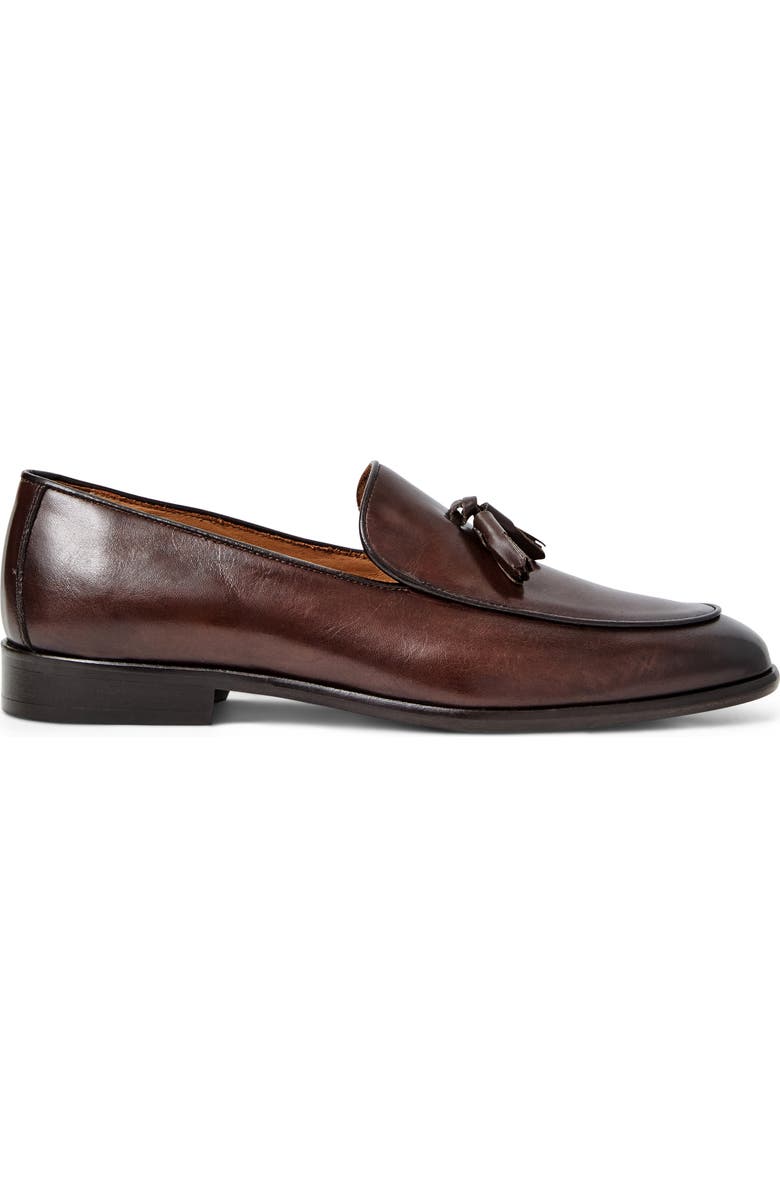 Bruno Magli Hugo Tassel Loafer, Alternate, color, Dark Brown