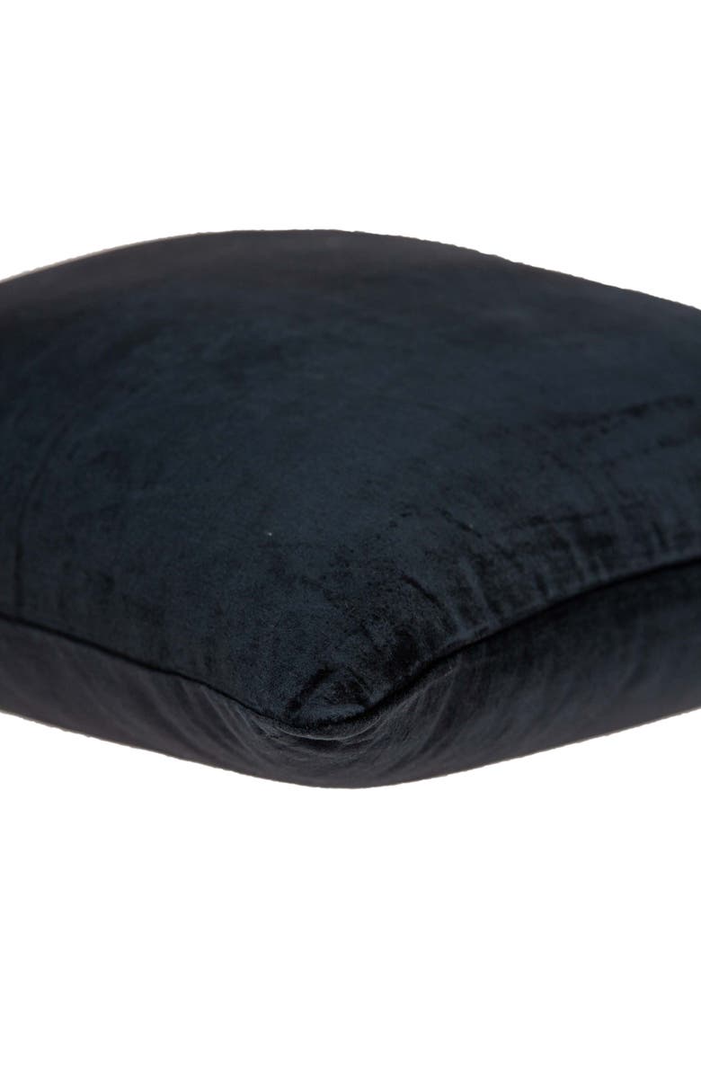 PARKLAND COLLECTION Spano Solid Throw Pillow, Alternate, color, Black