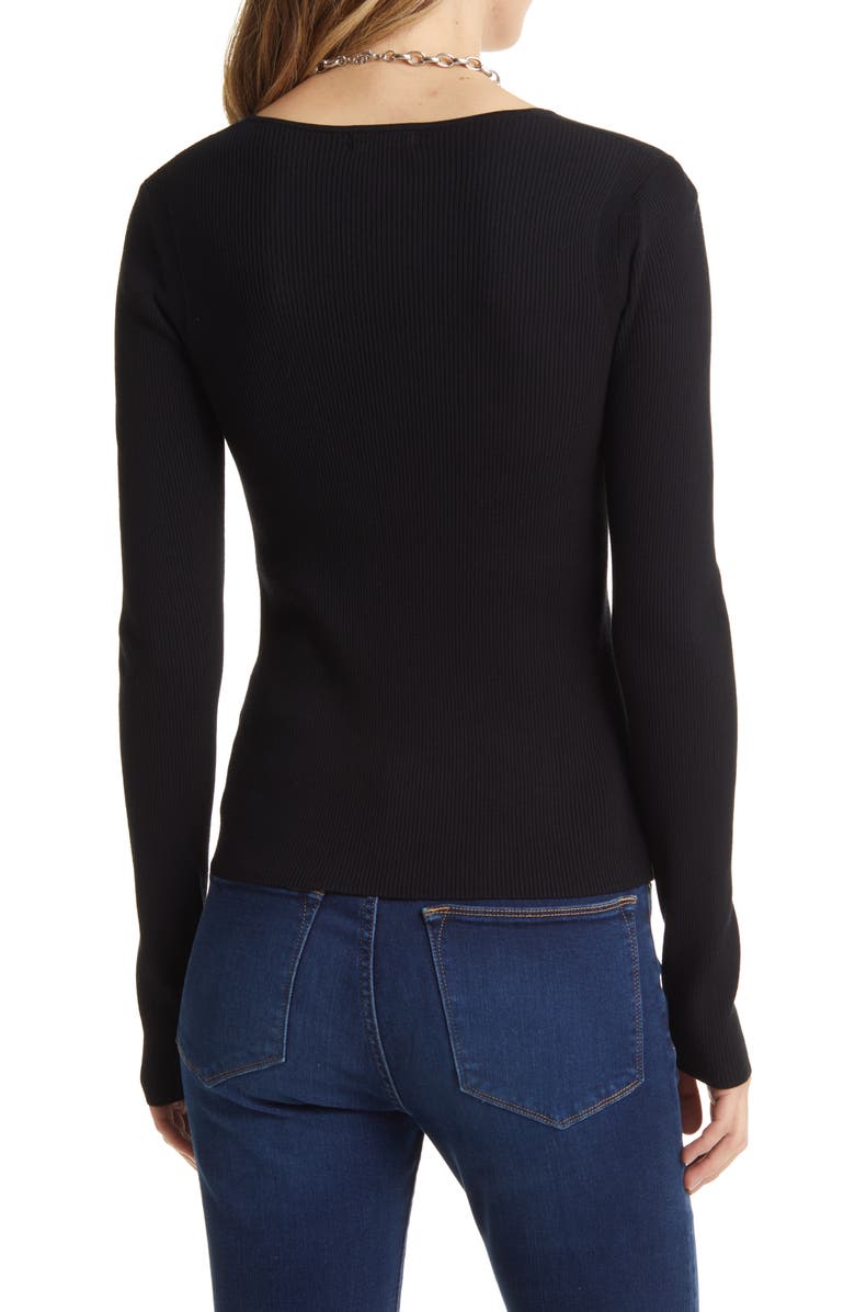 Halogen<sup>®</sup> V-Neck Sweater, Alternate, color,