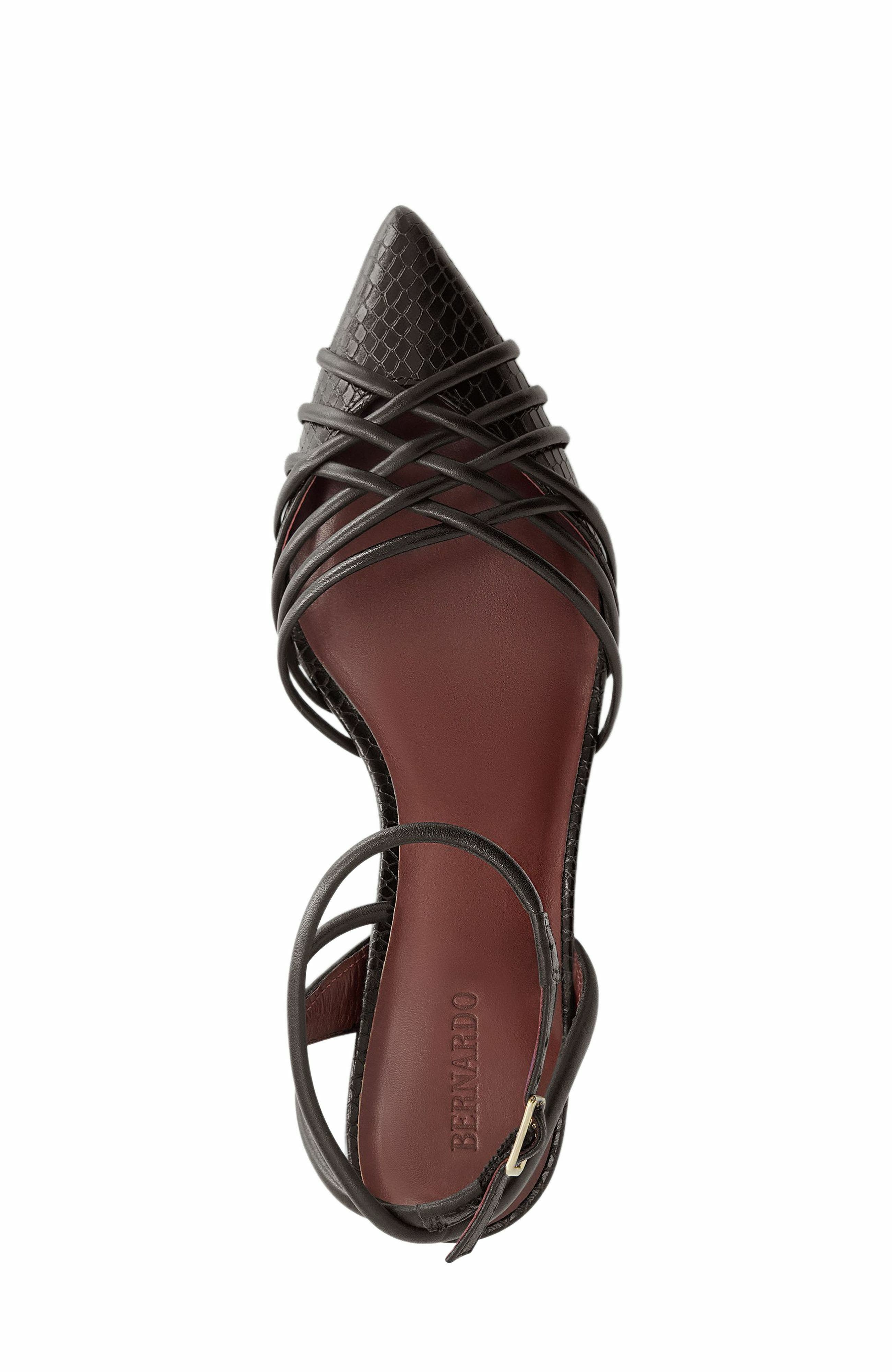 Bernardo Footwear Minu Kitten Heel Pump, Alternate, color, Black