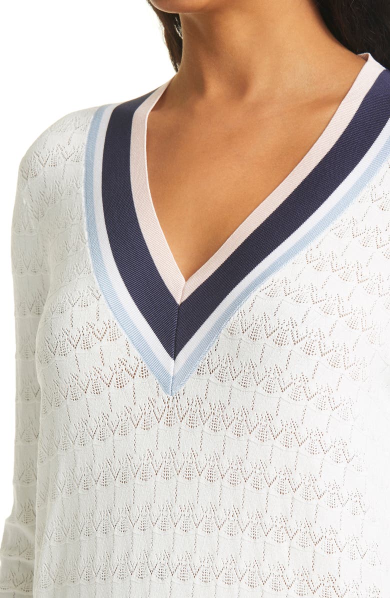 Ted Baker London Almahh Cricket Stripe Sweater, Alternate, color, 