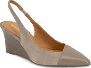 André Assous Laina Slingback Wedge Pump