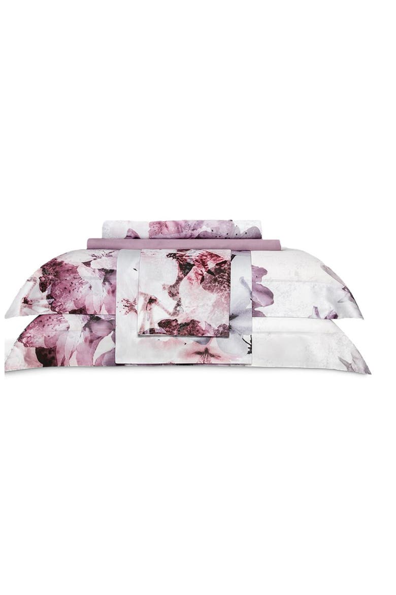 Wilma flat sheet, Alternate, color, Purple
