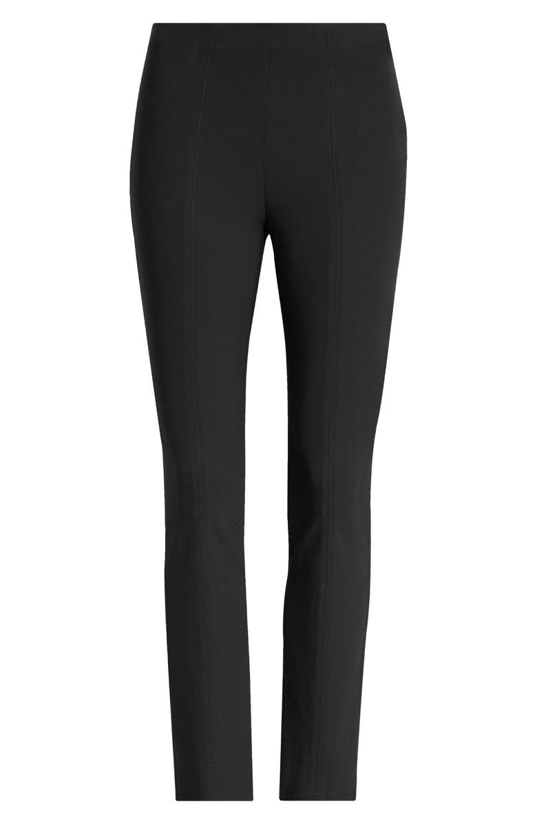Vince Bobbi Mid Rise Stitch Front Seam Leggings, Alternate, color, Black