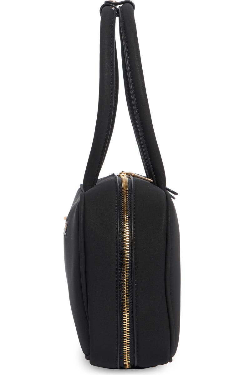 URBAN EXPRESSIONS HANDBAGS Faux Suede Shoulder Bag, Alternate, color, Black