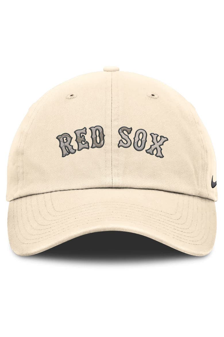 Men's Nike Natural Boston Red Sox Camo Pack Club Adjustable Hat, Alternate, color, Natural
