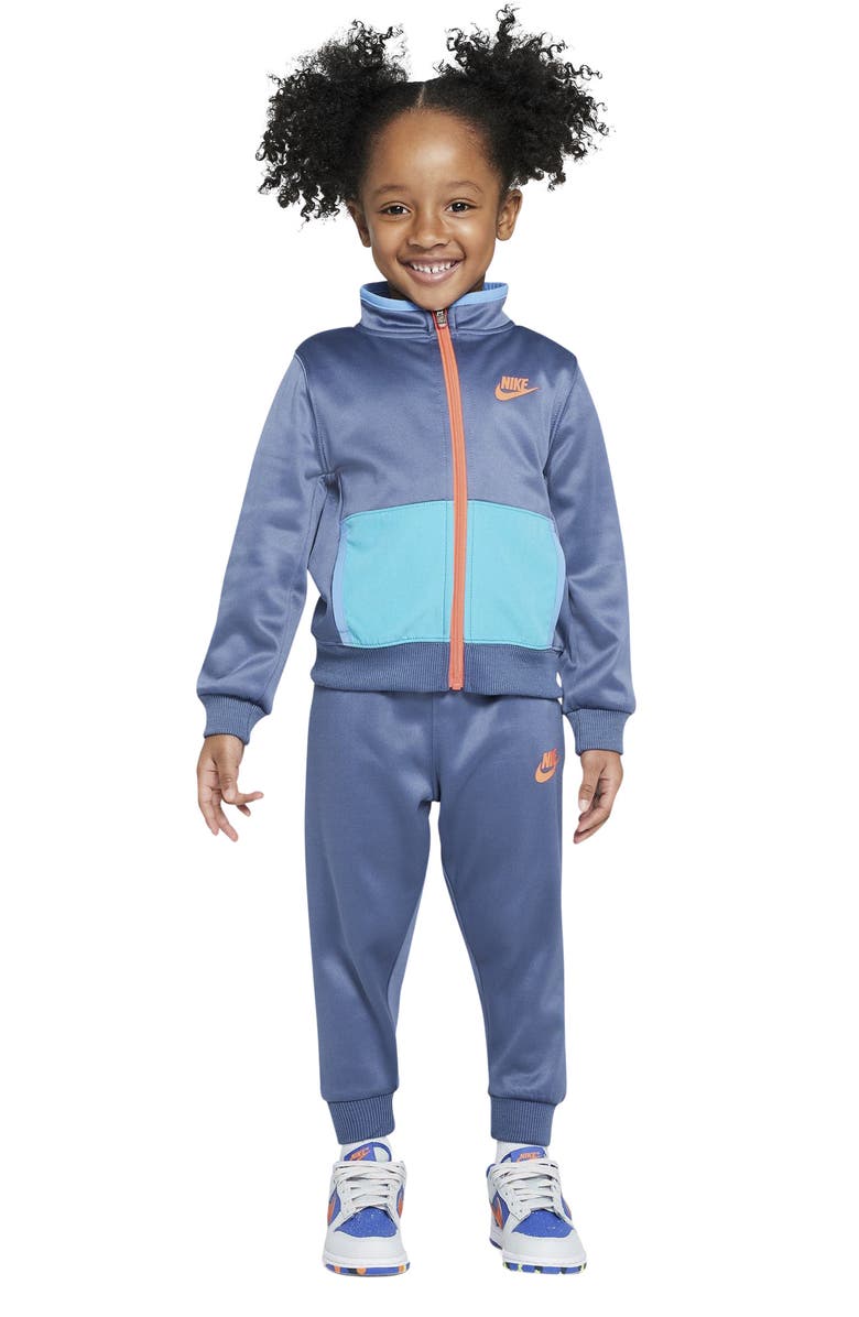 Nike Kids' Keep Climbing Zip Jacket & Joggers Set, Alternate, color, Diffused Blue