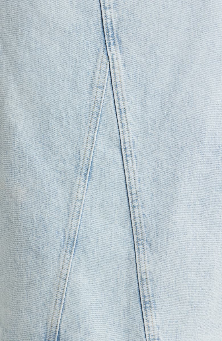 Rails Highland Cargo Denim Midi Skirt, Alternate, color, Riviera