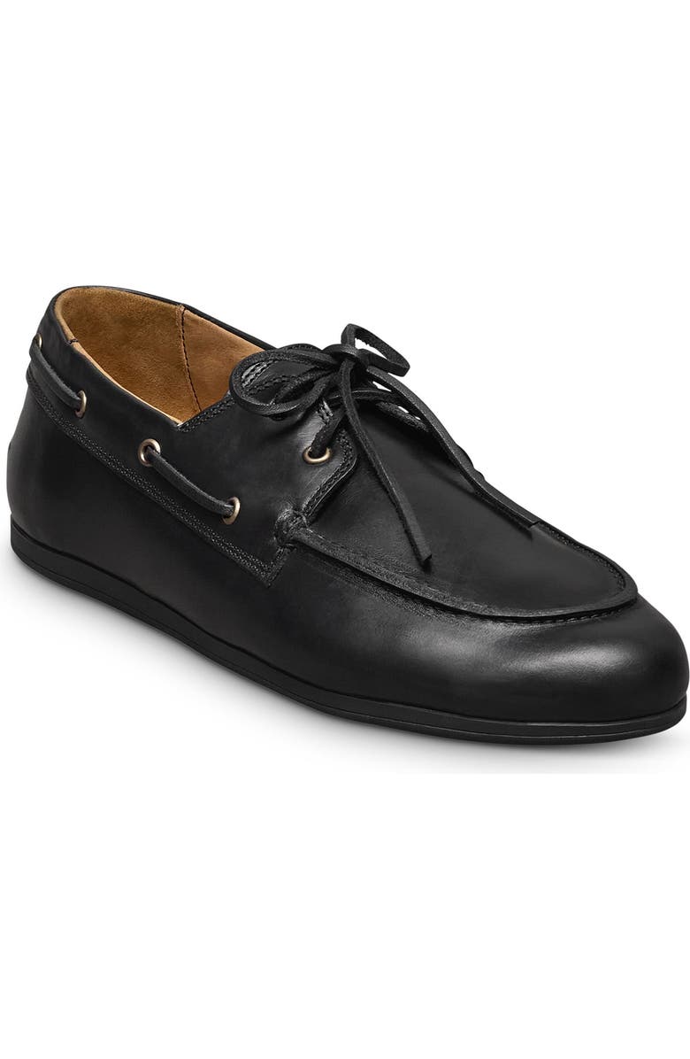 Allen Edmonds Aruba Boat Shoe, Main, color, Black