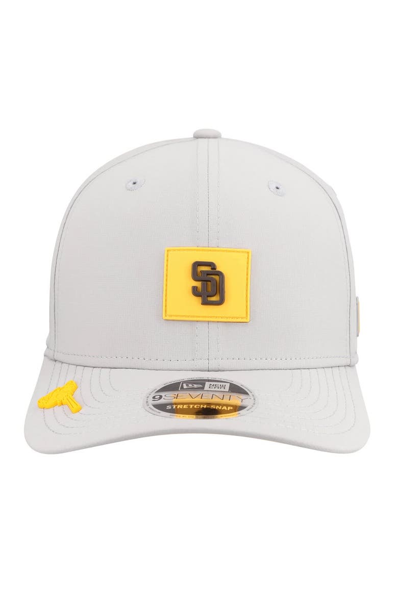 Men's New Era  Gray San Diego Padres 2026 Clubhouse 9SEVENTY Adjustable Hat, Alternate, color, Gray