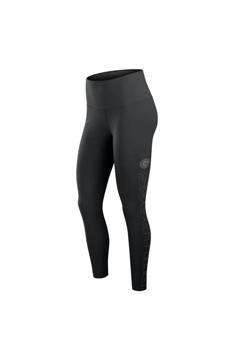 Nike Women's Nike Black Georgia Bulldogs Zenvy Performance Leggings, Alternate, color, 