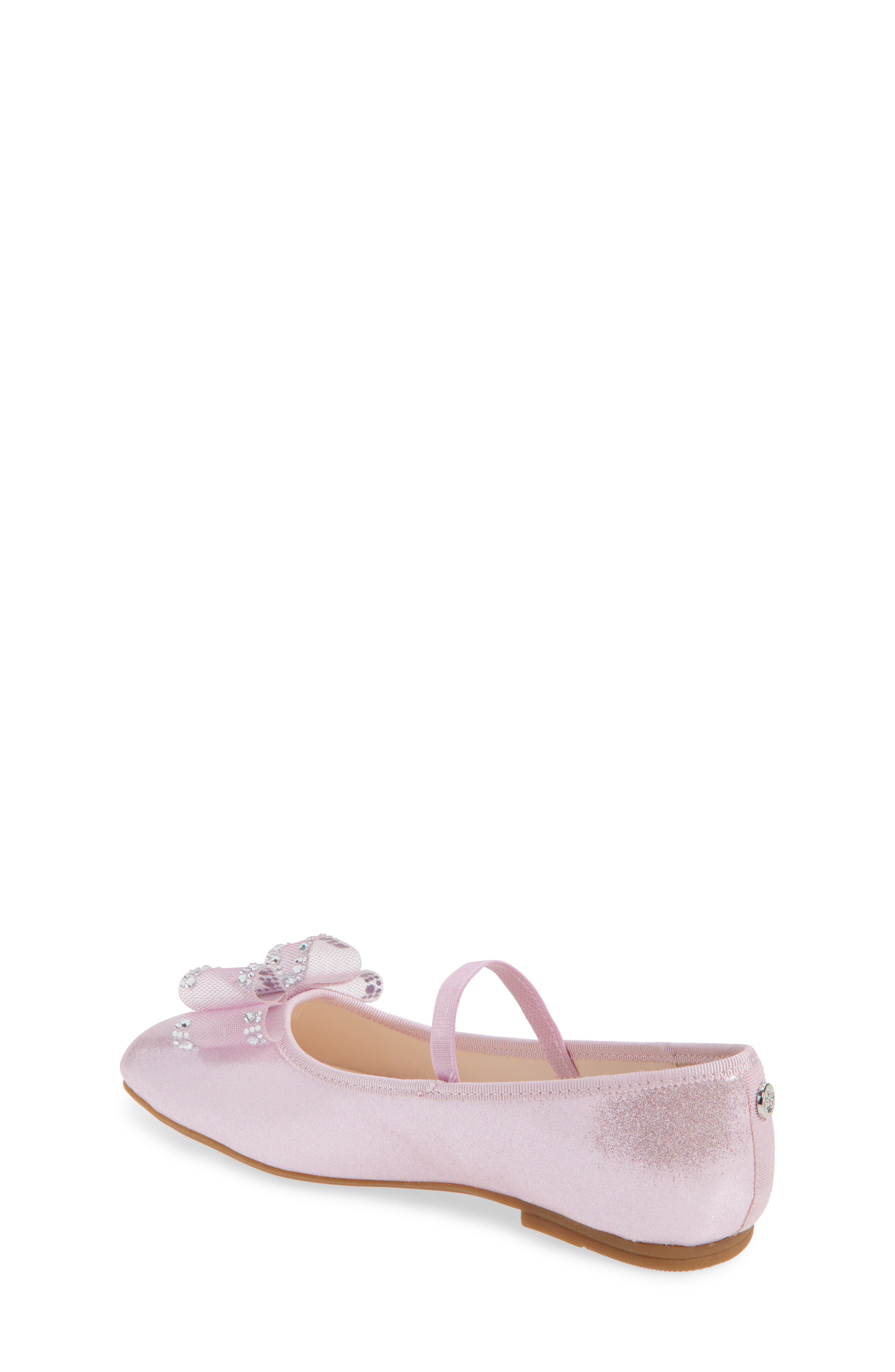 Nina Kids' Sidnee Mary Jane Flat, Alternate, color, Pink Shimmer