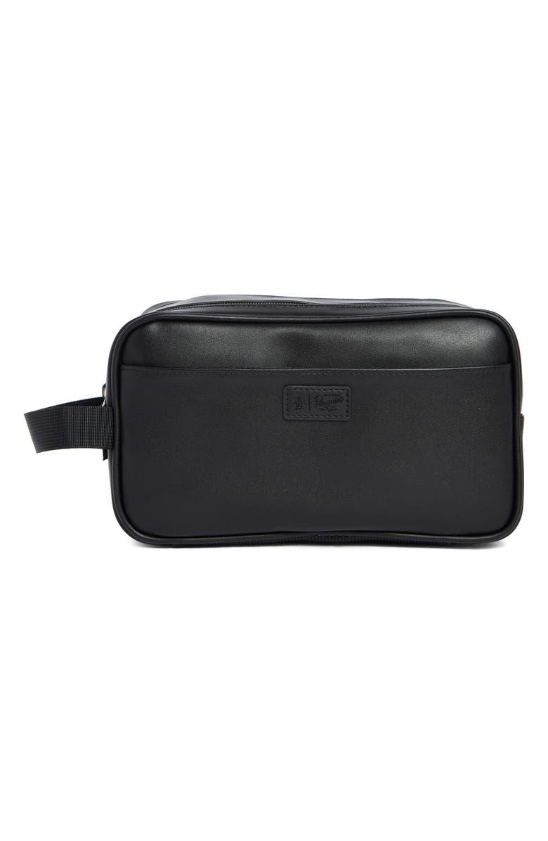 Original Penguin Zip Top Dopp Kit, Main, color, Black