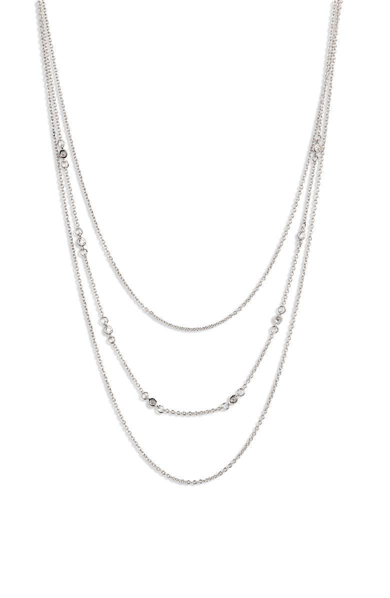 gorjana Shimmer Layered Necklace, Main, color, 