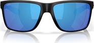 Costa Del Mar Broadbill II 58mm Polarized Rectangular Sunglasses