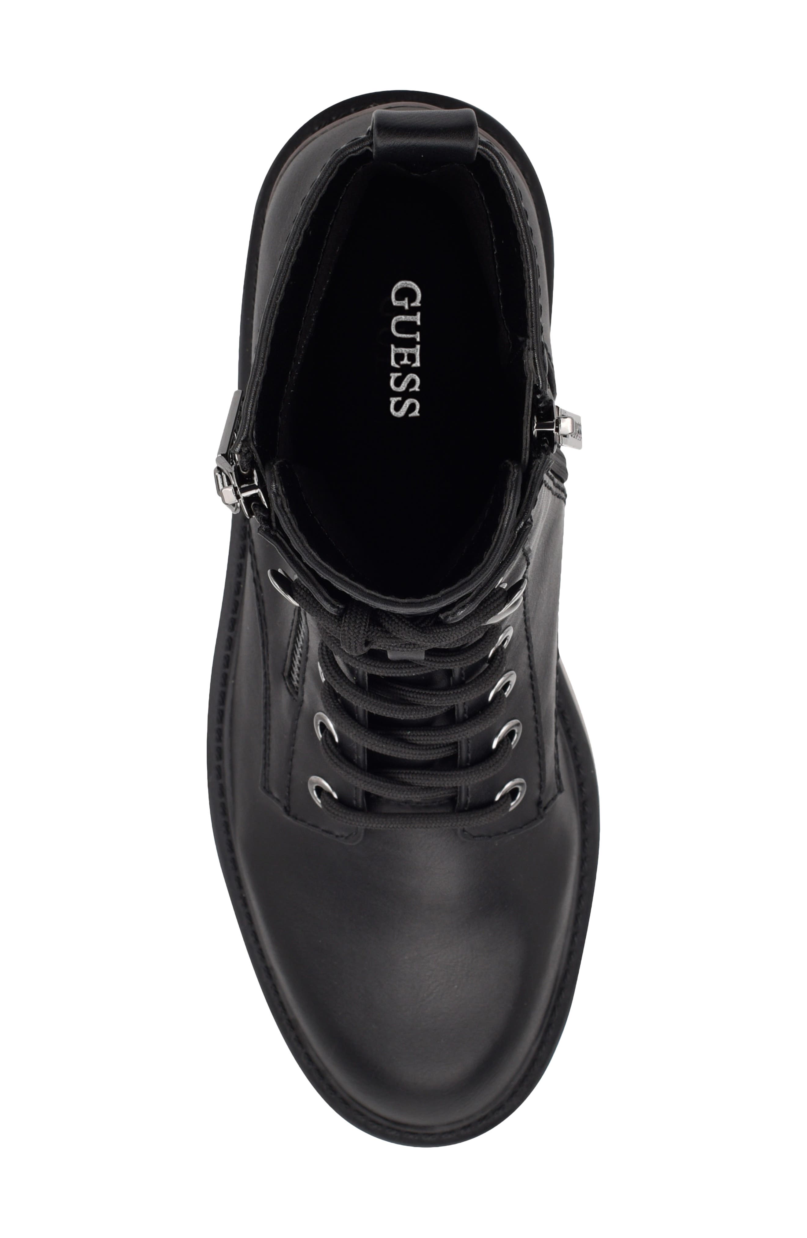 GUESS Fearne Platform Combat Boot, Alternate, color, 