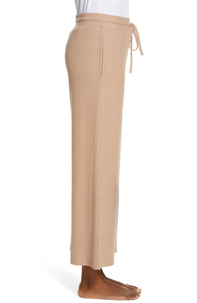 Nordstrom Rib Wide Leg Lounge Pants, Alternate, color, 