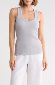 Theory Scoop Neck Ribbed Tank