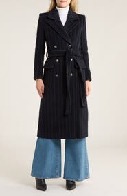 L'AGENCE Olina Belted Long Coat