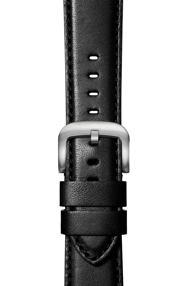 Shinola Aniline Leather 21mm Apple Watch<sup>®</sup> Watchband, Alternate, color,