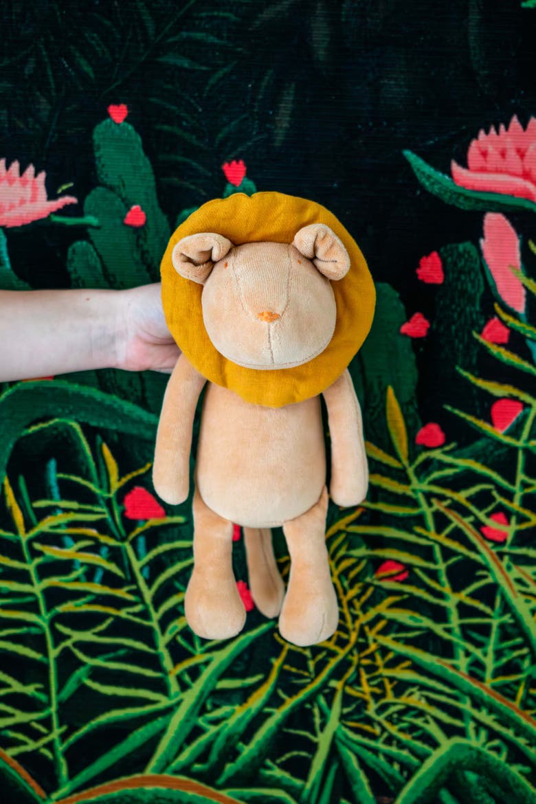 Leo, the baby cub stuffed animal yellow, Alternate, color, Yellow