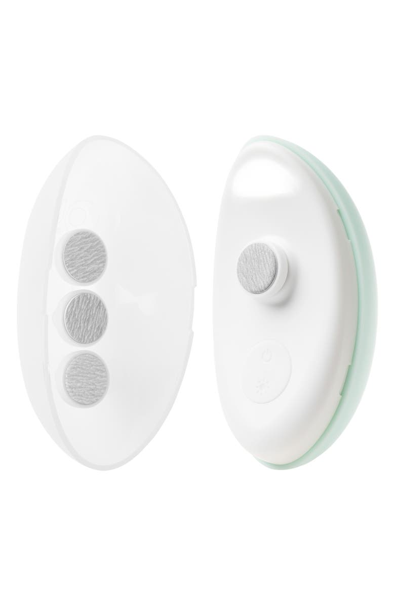 Olababy Rechargable Electric Baby Nail Trimmer, Main, color, White