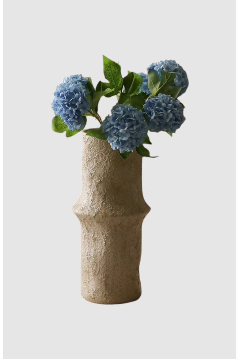 Blue Mini Snowball Hydrangea Bouquet, Alternate, color, Light Blue