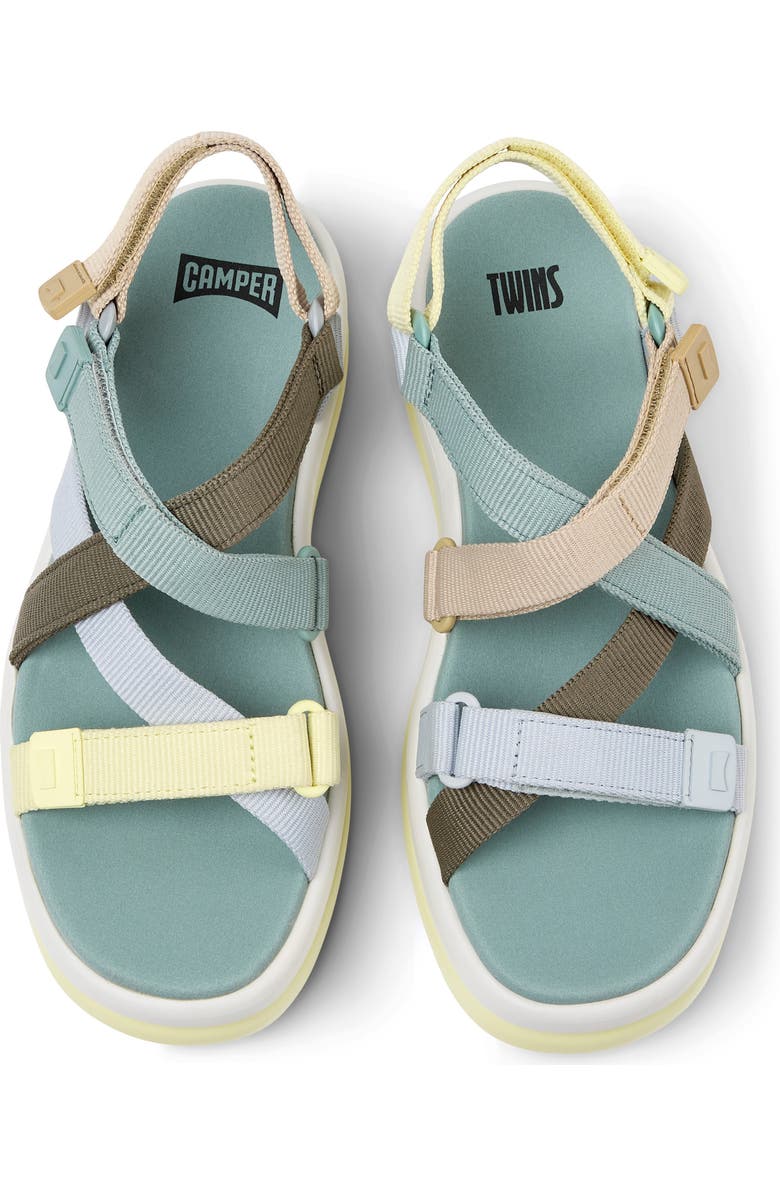 Camper Pelotas Flota Up Platform Sandal, Alternate, color,