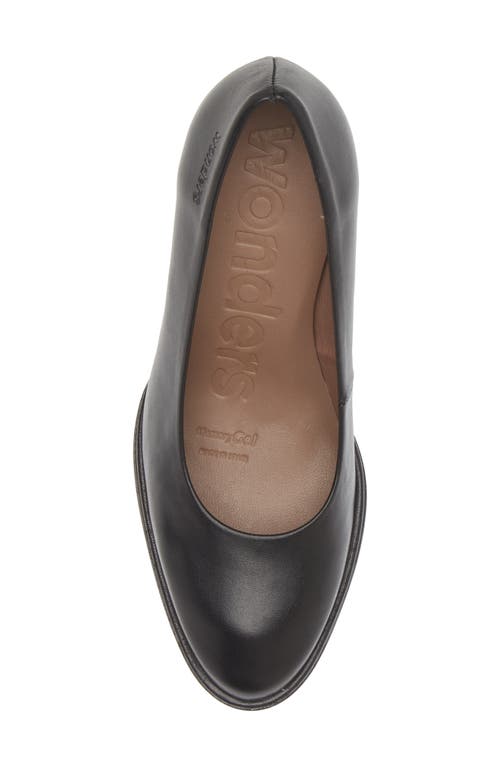 Wonders Block Heel Pump In Black
