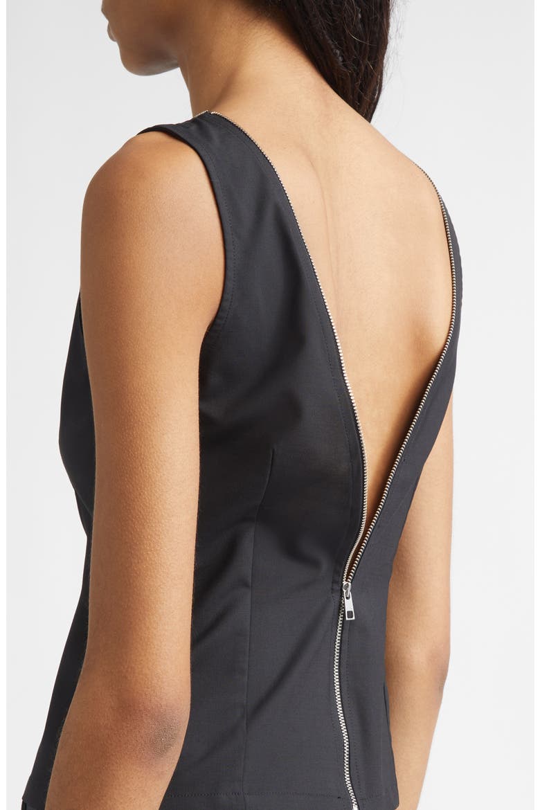 Fase Stretch Suiting Top, Alternate, color, BLACK