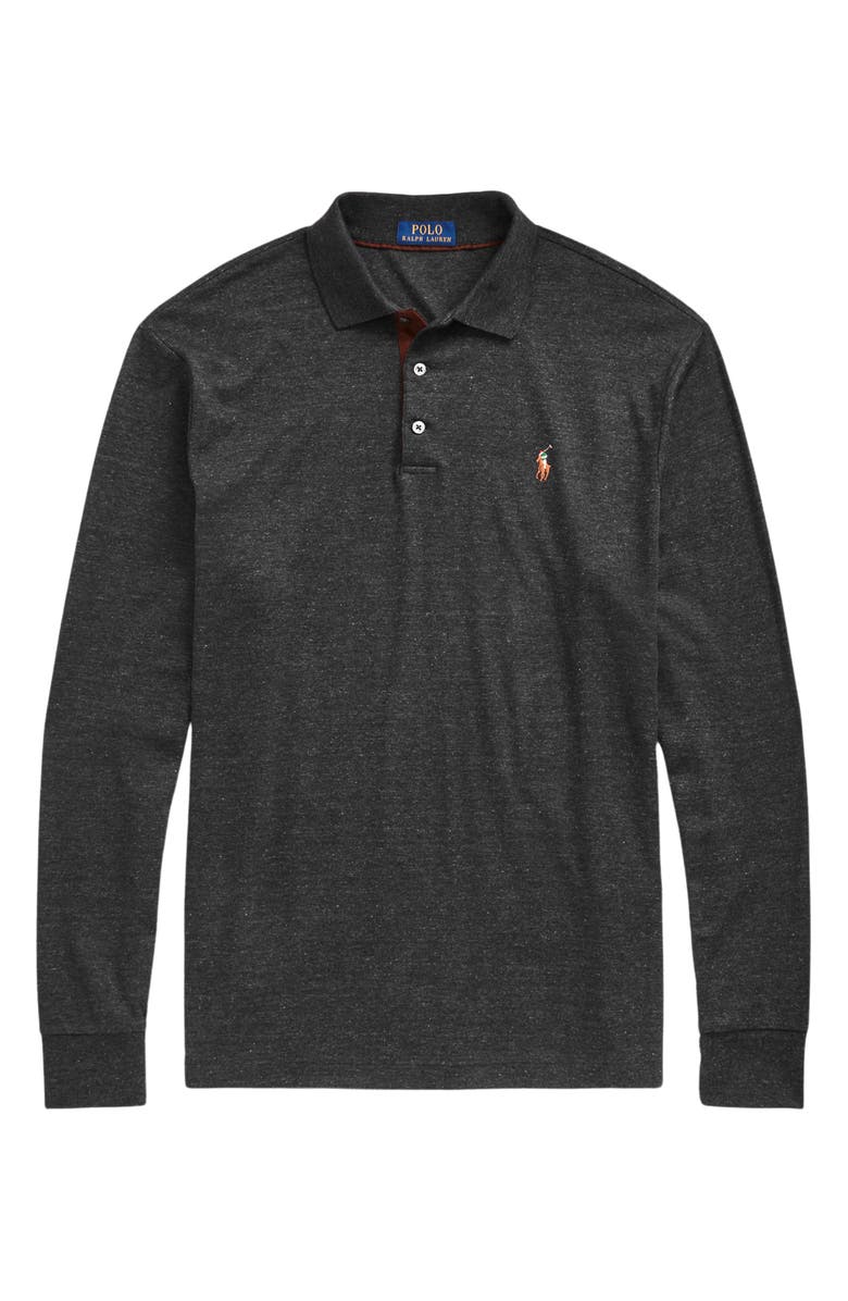 Polo Ralph Lauren Long Sleeve Pima Cotton Polo, Alternate, color,