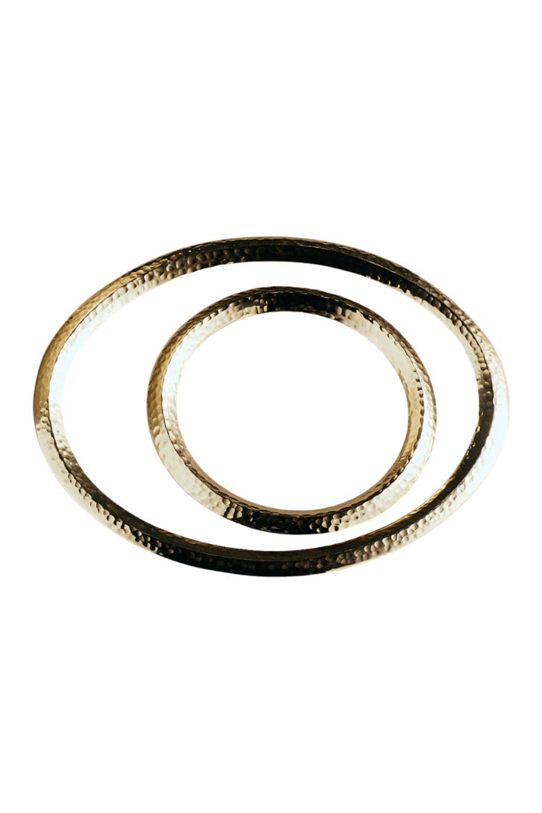 Aurum Trivet Assorted - Set of 2 Hammered, Main, color, Natural