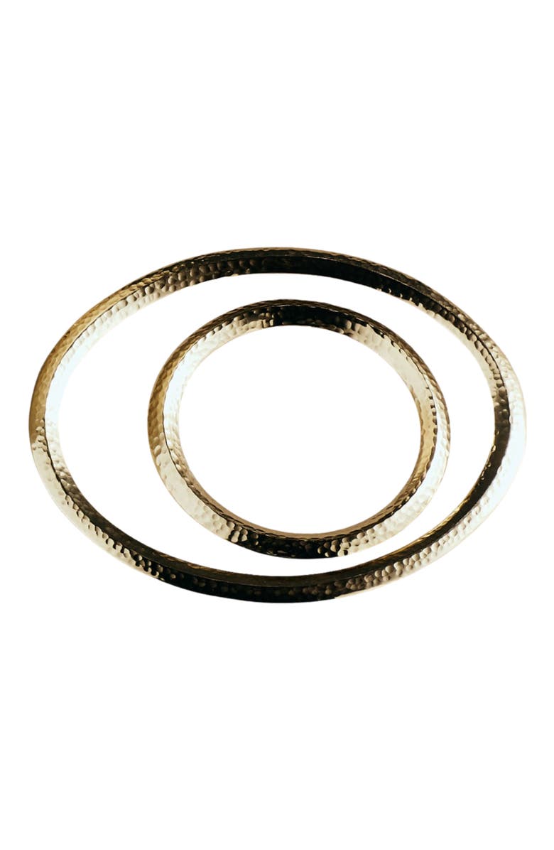 The Collective Home Aurum Trivet Assorted - Set of 2 Hammered, Main, color, Natural