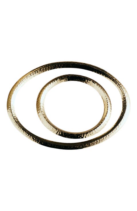 Aurum Trivet Assorted - Set of 2 Hammered