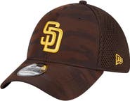 New Era Men's New Era Dark Brown San Diego Padres Subtle Camo 39THIRTY Flex Hat