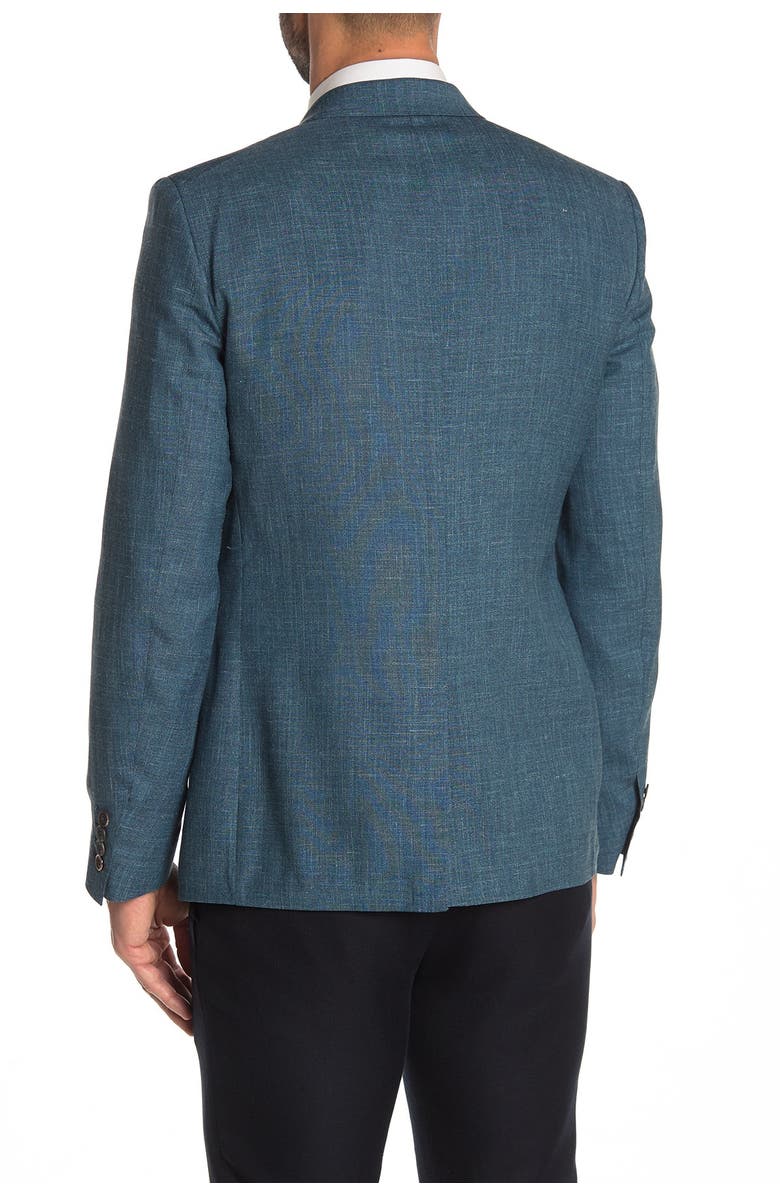Thomas Pink Edwin Teal Two Button Notch Lapel Sport Coat, Alternate, color, 