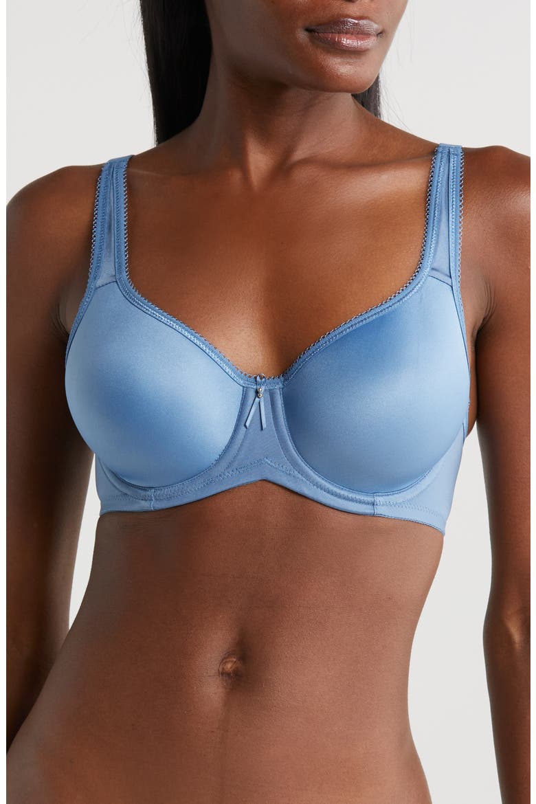 Basic Beauty Spacer Underwire T-Shirt Bra, Main, color, CORONET BLUE
