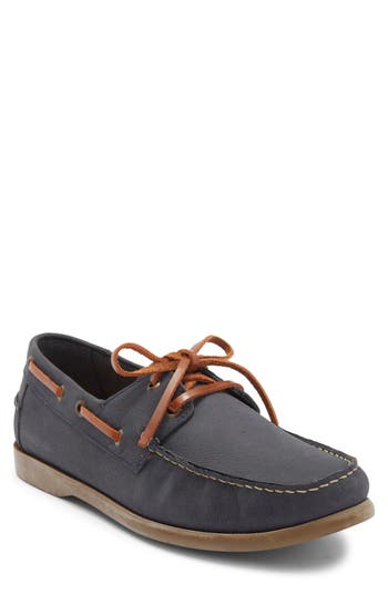 Marc Joseph New York Bay Ave. Boat Shoe In Blue